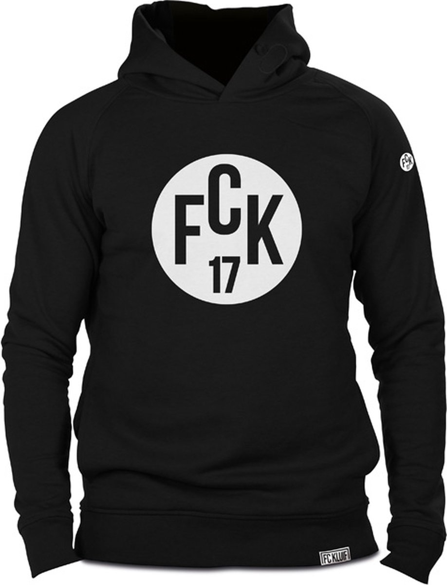 FC Kluif hoodie 'FCK 17' - Maat XL - Zwarte hoodie voor heren - Football lifestyle brand
