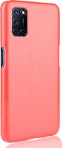 Mobigear Excellent Telefoonhoesje geschikt voor OPPO A72 Hardcase Backcover Hoesje - Rood