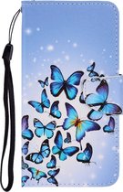 OnePlus 8 Hoesje - Mobigear - Design Serie - Kunstlederen Bookcase - Butterfly - Hoesje Geschikt Voor OnePlus 8