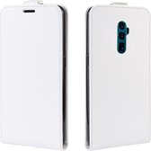 OPPO Reno 10x Zoom Hoesje - Mobigear - Serie - Kunstlederen Flipcase - Wit - Hoesje Geschikt Voor OPPO Reno 10x Zoom