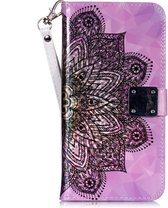 Apple iPhone 11 Pro Max Hoesje - Mobigear - Design Serie - Kunstlederen Bookcase - Mandala - Hoesje Geschikt Voor Apple iPhone 11 Pro Max