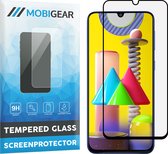 Mobigear Gehard Glas Ultra-Clear Screenprotector voor Samsung Galaxy M31 - Zwart
