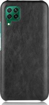 Huawei P40 Lite Hoesje - Mobigear - Excellent Serie - Hard Kunststof Backcover - Zwart - Hoesje Geschikt Voor Huawei P40 Lite