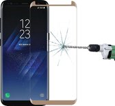 Mobigear Edge To Edge Gehard Glas Ultra-Clear Screenprotector voor Samsung Galaxy S8 Plus - Goud