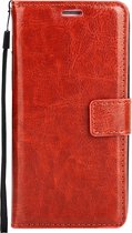 Mobigear Wallet  Bookcase voor de Samsung Galaxy A3 (2017) - Cognac