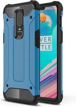 OnePlus 6 Hoesje - Mobigear - Outdoor Serie - Hard Kunststof Backcover - Blauw - Hoesje Geschikt Voor OnePlus 6