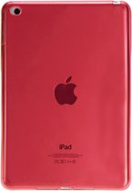Apple iPad Mini 4 (2015) Hoes - Mobigear - Serie - TPU Backcover - Rood - Hoes Geschikt Voor Apple iPad Mini 4 (2015)