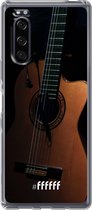 Sony Xperia 5 II Hoesje Transparant TPU Case - Guitar #ffffff