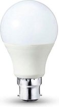 LED-lamp B22 15W 220V A60 270 ° - Koel wit licht - Kunststof - Wit - Wit Froid 6000k - 8000k - SILUMEN