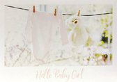 Kaart - Eco Cards - Hello baby girl - ECLT01