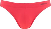 Calvin Klein logo intense power zwemslip rood - M