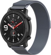 Milanees Smartwatch bandje - Geschikt voor  Xiaomi Amazfit GTR Milanese band - space grey - 42mm - Horlogeband / Polsband / Armband