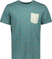 Jack & Jones T-shirt Jprblaocean Tee Ss Crew Neck Ka 12202526 Bayberry Mannen Maat - XL