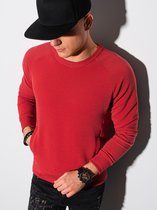 Heren Sweater Rood - Ombre - B1156
