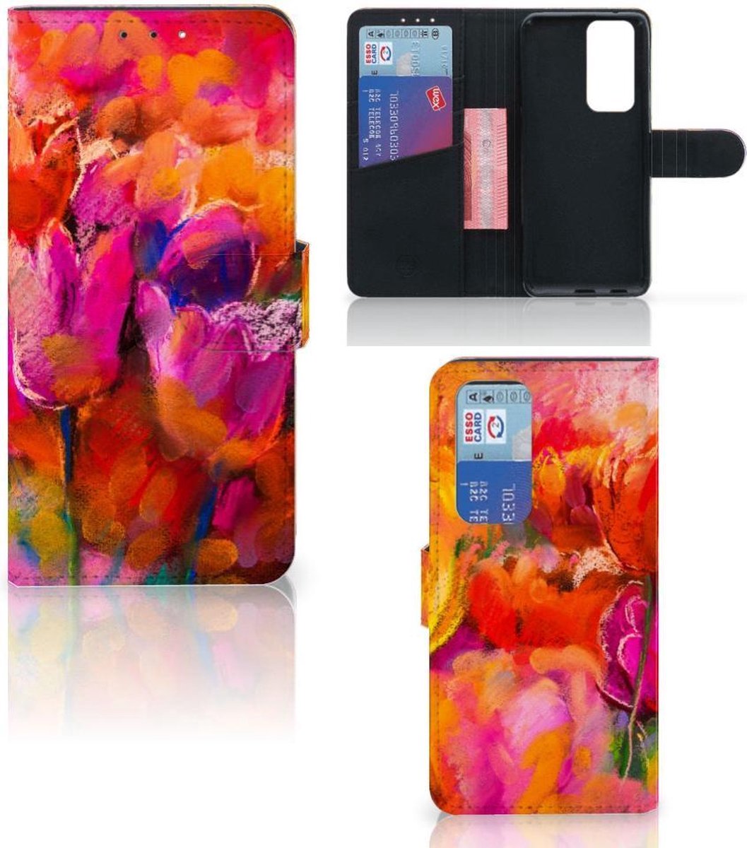 Hoesje OPPO Find X3 Neo 5G Tulips