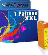 PlatinumSerie 1x inkt cartridge alternatief voor Canon CLI-551 Yellow