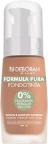 Deborah Milano Formula Pura Foundation - 3.1 Light Gold - Medium dekking & Parfum Vrij - Make-up voor gevoelige huid - 30ml