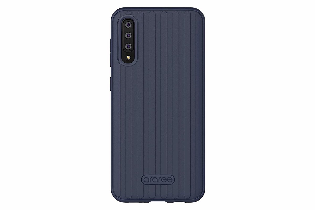 Geschikt voor Samsung Galaxy A50/A50s/A30s Araree TPU Hoesje AirDome Series Back Cover - Blauw