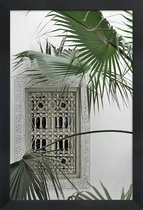 JUNIQE - Poster in houten lijst Orient Garden Dreams -40x60 /Groen &