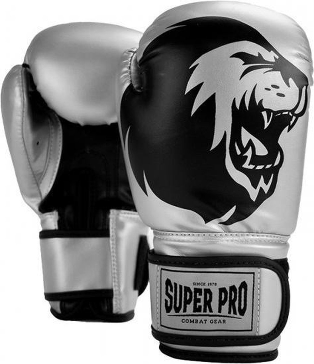 Super Pro Combat Gear Boxer Pro Bokshandschoenen Klittenband Groen/Goud 10oz
