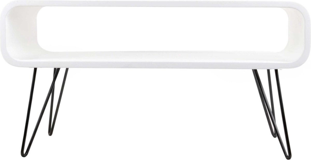 XLBoom Metro Coffee table white/black legs bol