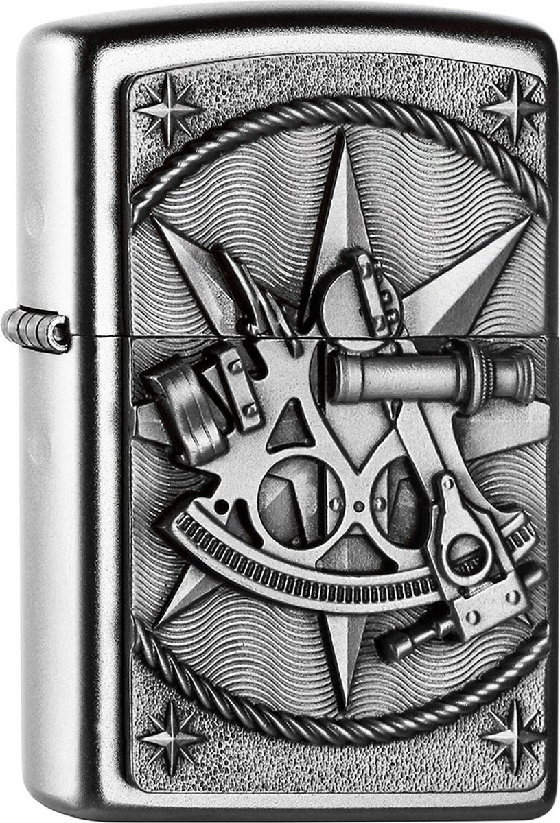 Goedkoopste Zippo aansteker Sextant Emblem