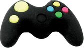 I-total Gummen Joypad Junior 7 Cm Rubber Zwart 2 Stuks