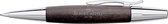 Faber-Castell balpen - E-motion - chroom/zwart perenhout - FC-148383