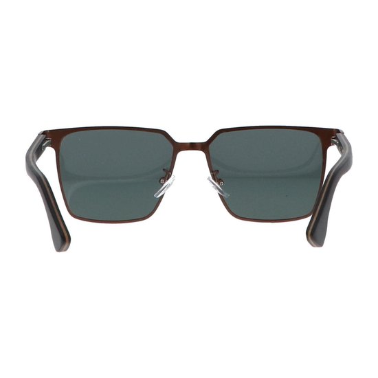 5one® Napoli Square Green - Zonnebril met houten poten - G15 lens van 5one® — afbeelding 5