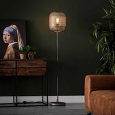 dePauwWonen 1L Etch Staande lamp - incl led lampen - E27 - Grijs