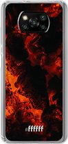 6F hoesje - geschikt voor Xiaomi Poco X3 Pro -  Transparant TPU Case - Hot Hot Hot #ffffff