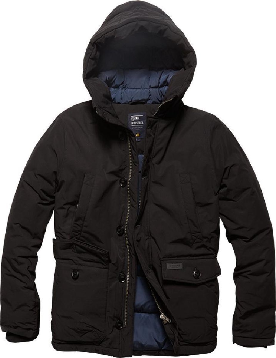 Vintage Industries Hawker Parka Zwart
