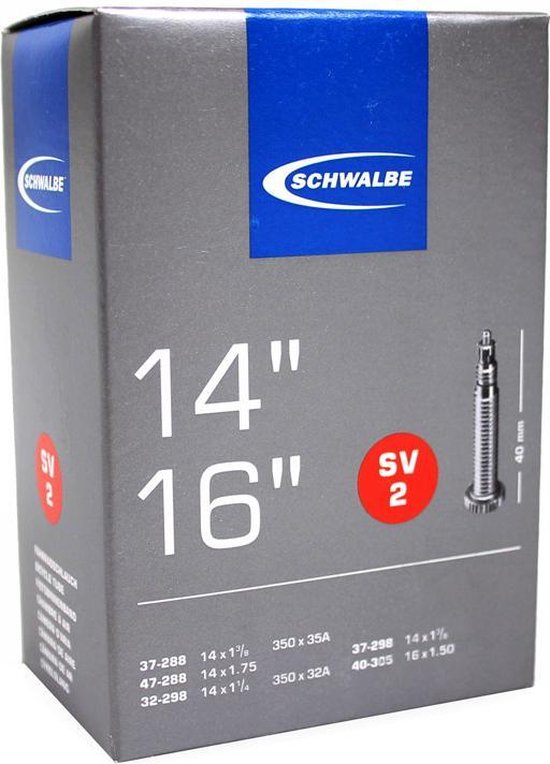Schwalbe DV7A - Binnenband Fiets - Frans Ventiel - 40 mm - 14 x 1 1/4 - 1 3/8 — afbeelding 4