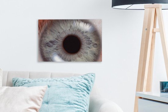 Eye up close view toile 2cm 30x20 cm - petit - Tirage photo sur toile (Décoration murale salon / chambre)