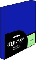 D'Orveige Hoeslaken Katoen - Ledikant - 60x120 cm - Donker Blauw