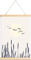 JUNIQE - Posterhanger Fields of Gold -30x45 /Ivoor & Zwart
