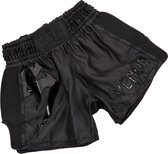 Venum Giant Muay Thai Short - Full Black - Zwart - S