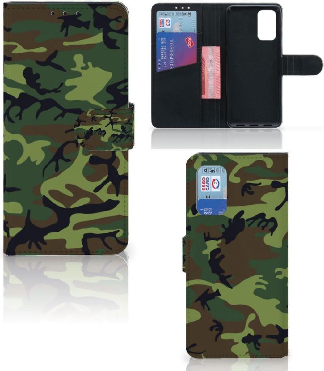 Samsung Galaxy A32 4G Telefoon Hoesje Army Dark