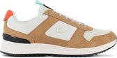 Lacoste Joggeur 2.0 - Heren Sneakers Sport Casual Schoenen Bruin-Wit 7-40SMA0030F57 - Maat EU 44 UK 9.5