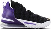 Nike LeBron 18 XVIII - Lakers - Heren Basketbalschoenen Sport Schoenen Sneakers Zwart CQ9283-004 - Maat EU 40 US 7