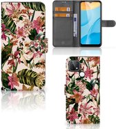 Etui pour téléphone portable OPPO A15 Etui photo design Fleurs
