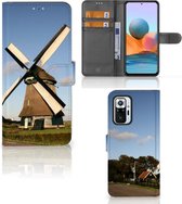 GSM Hoesje Xiaomi Redmi Note 10 Pro Mobiel Bookcase Molen