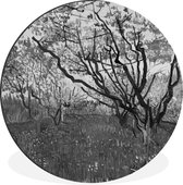 Verger fleuri - Peinture de Vincent van Gogh Wall cercle aluminium