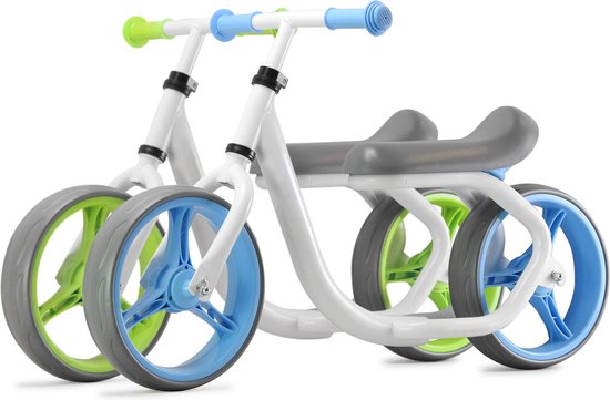 Vélo d'équilibre PexKids Kids Max Speed - 10,5 pouces - Aluminium - Blanc / Vert