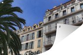Muurdecoratie Frankrijk - Architectuur - Nice - 180x120 cm - Tuinposter - Tuindoek - Buitenposter