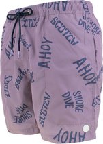 Scotch & Soda zwemshort logo ahoy paars - M