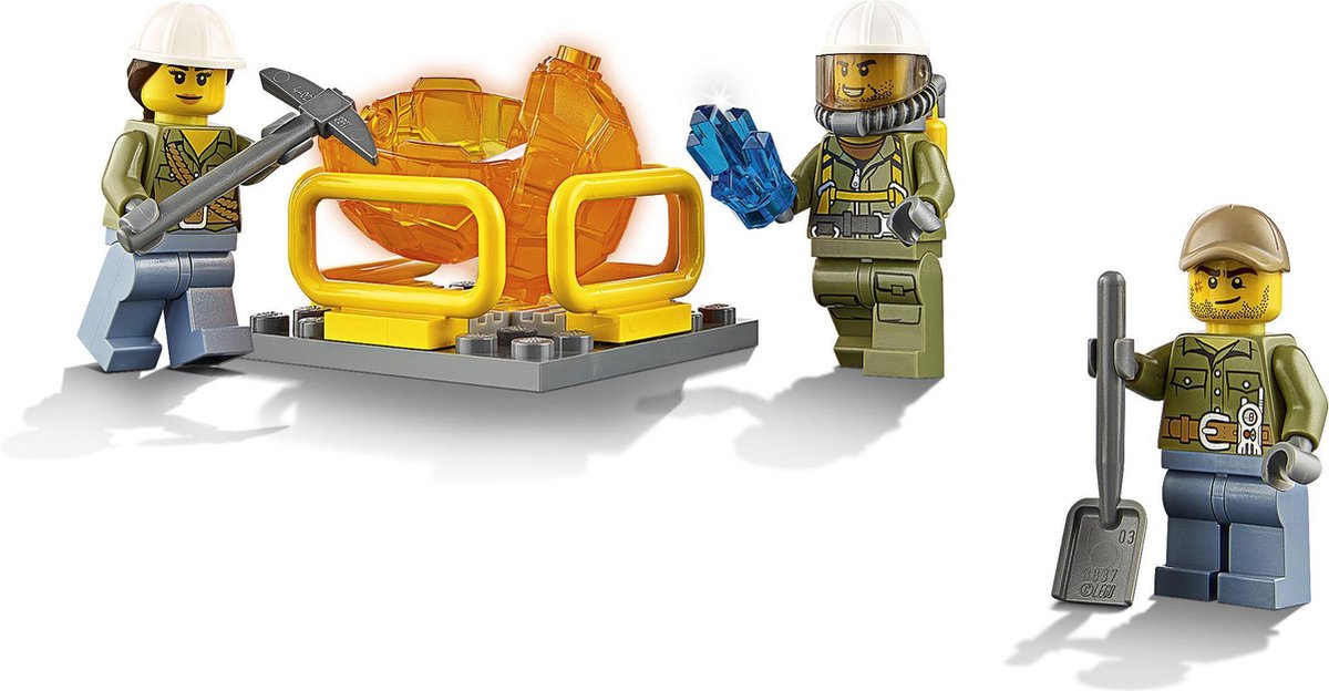 LEGO City Vulkaan Crawler 60122 bol