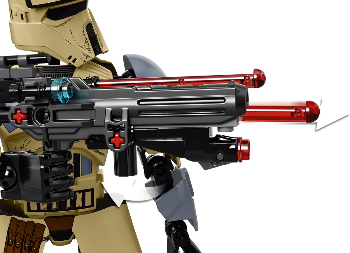LEGO Star Wars Scarif Stormtrooper Bouwfiguur Meerkleurig 75523 — afbeelding 11