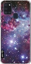 Casetastic Samsung Galaxy A21s (2020) Hoesje - Softcover Hoesje met Design - Nebula Galaxy Print