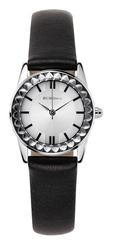 BCBG Accented Cool Contrast GL2013 Horloge - Leather - Black - Ø 28 mm